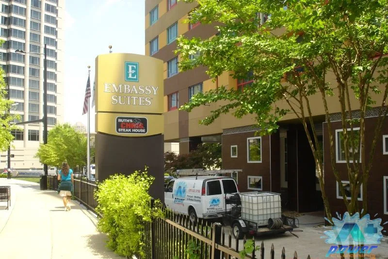 Commercial property pressure washing Atlanta