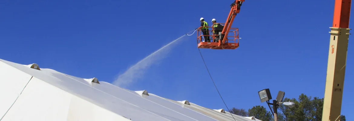 Dome structure pressure washing Atlanta